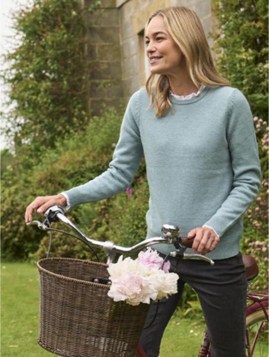 Produktbild Woolovers Pullover Rundhalsausschnitt Schafwolle (L)