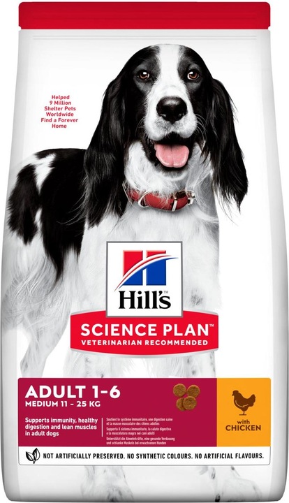 Hill's Dog Adult Medium Huhn Huhn (Adult, 14000 g)