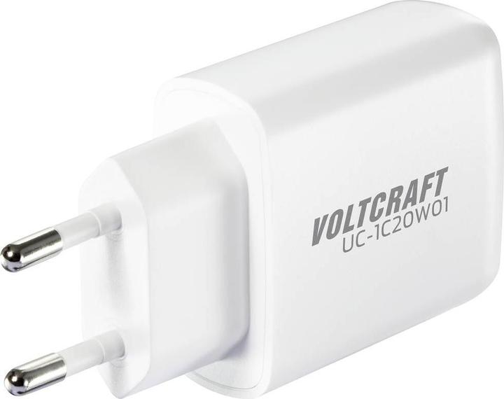 Image du produit Voltcraft UC-1C20W01 Chargeur USB 20 W Intérieur, prise de courant Courant de sortie (m (20 W)