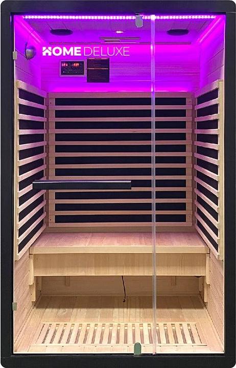 Produktbild Home Deluxe Infrarotkabine YANING M - 195x120cm für 2 Personen - Infarotkabine mit 2050 Watt