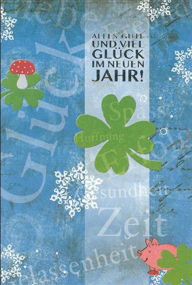 Produktbild ABC Neujahrskarte (1 Stk.)