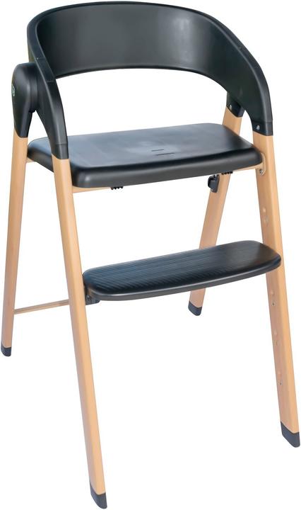 Produktbild BabyGo Levels Hochstuhl, schwarz (Hochstuhl)