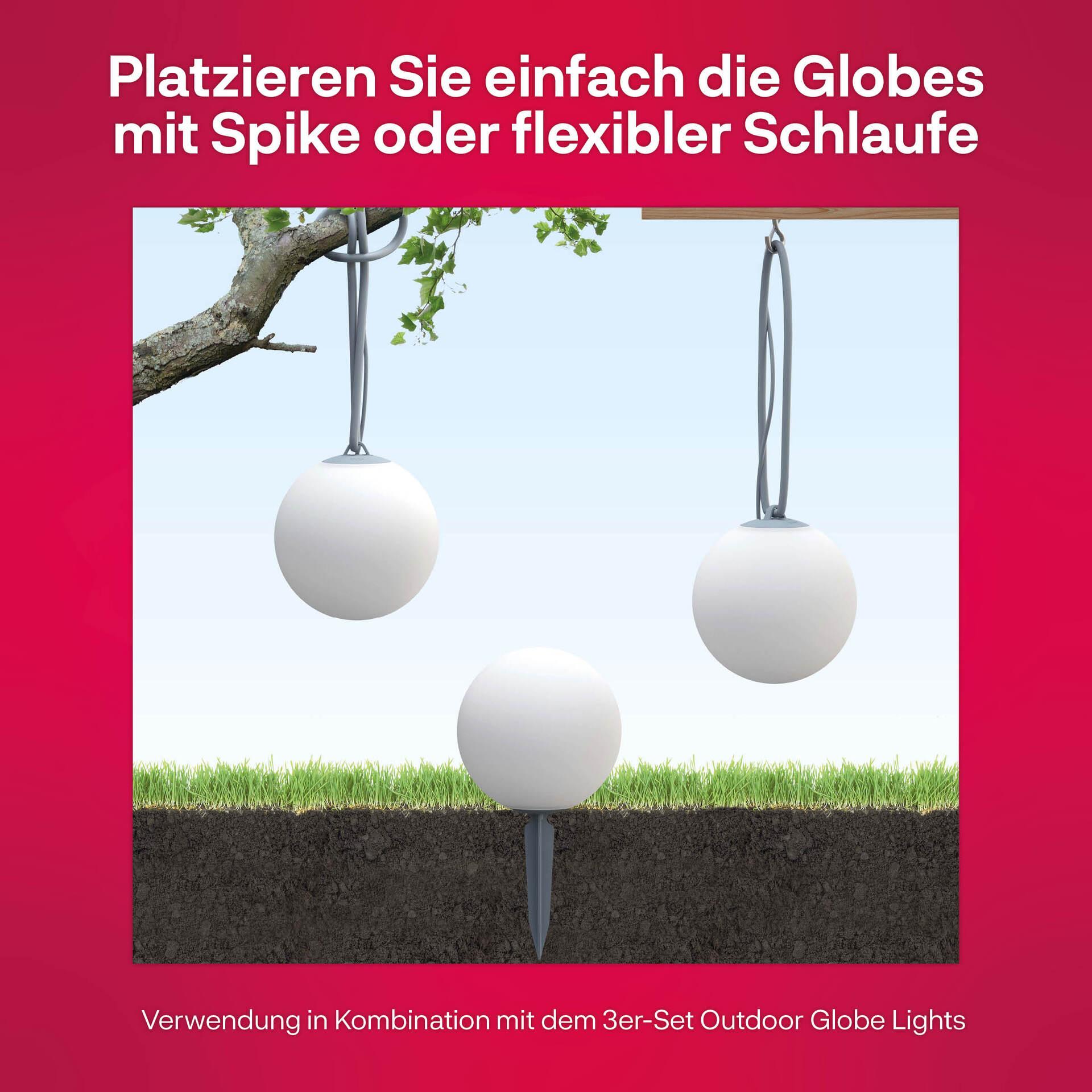 Thumbnail - Innr, Gartenbeleuchtung, outdoor globe light 370lm single globe - ogl 130 cg (370 lm, IP65)