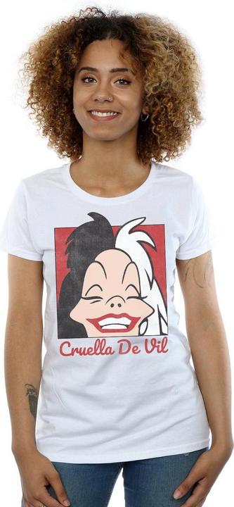 Immagine prodotto Disney Cruella De Vil Cropped Head Maglietta Donna (XL)
