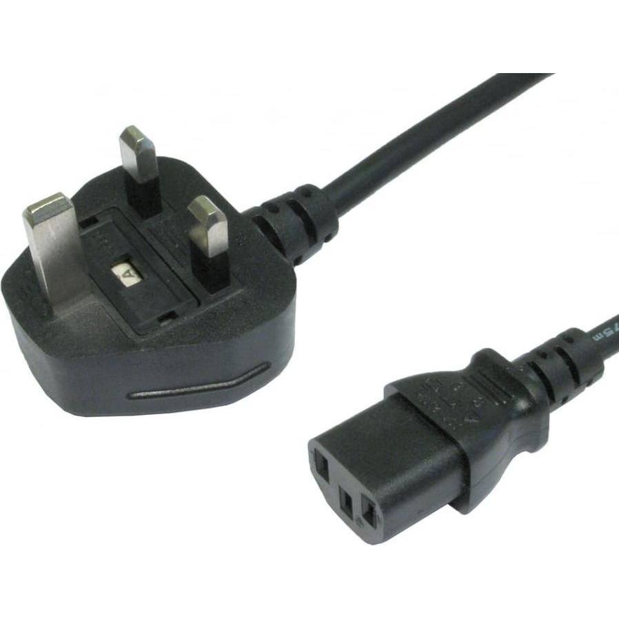 Value Power Cord UK to C13 1.8M (1.80 m), Stromkabel
