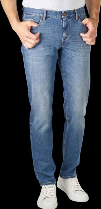 Actual product image Alberto Pipe Vintage Jeans Slim Fit Blue