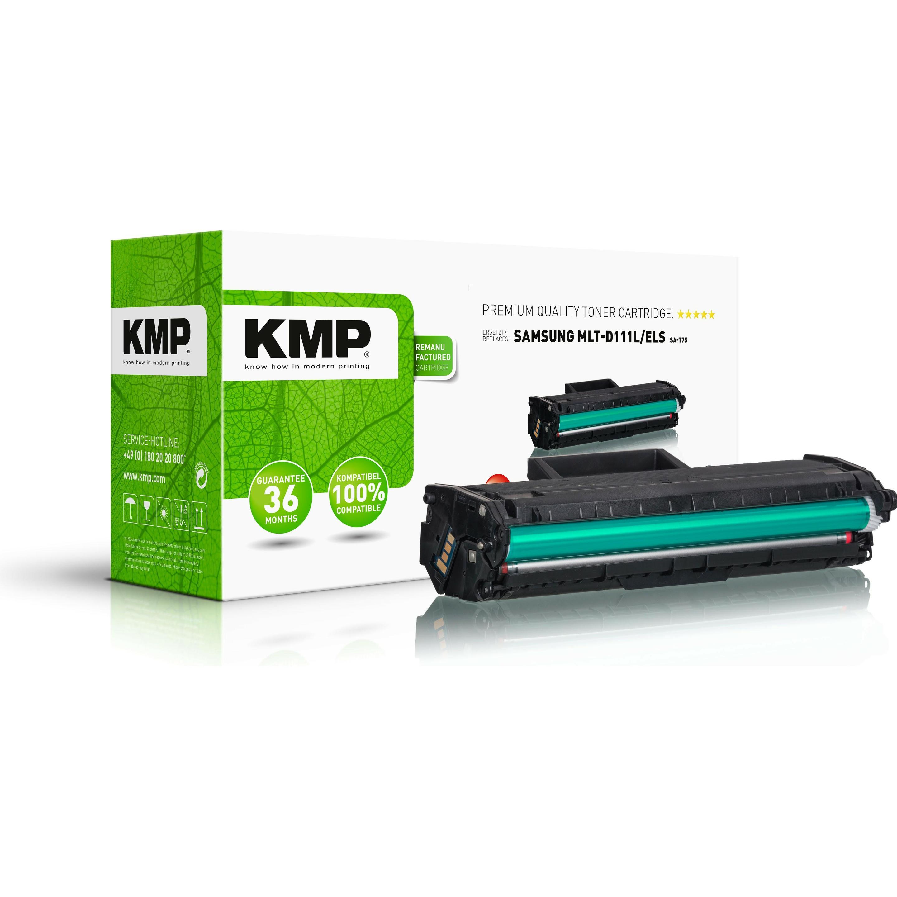 Thumbnail - KMP, Toner, SA-T75 Toner kompatibel mit Samsung MLT-D111L (BK)