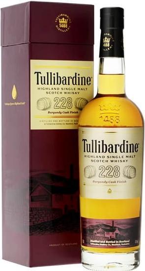 Image du produit Tullibardine Single Malt 228 Burgundy Wood Finish (Single Malt, Scotch Whisky, 1 x 70 cl)