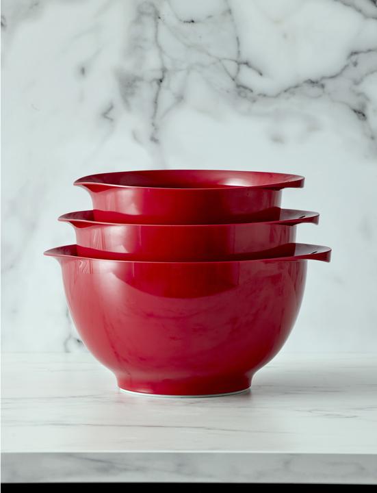Actual product image Rosti NEW Margrethe mini bowl set 0.25 + 0.5 + 0.75 litre red (1.50 l, 3x)