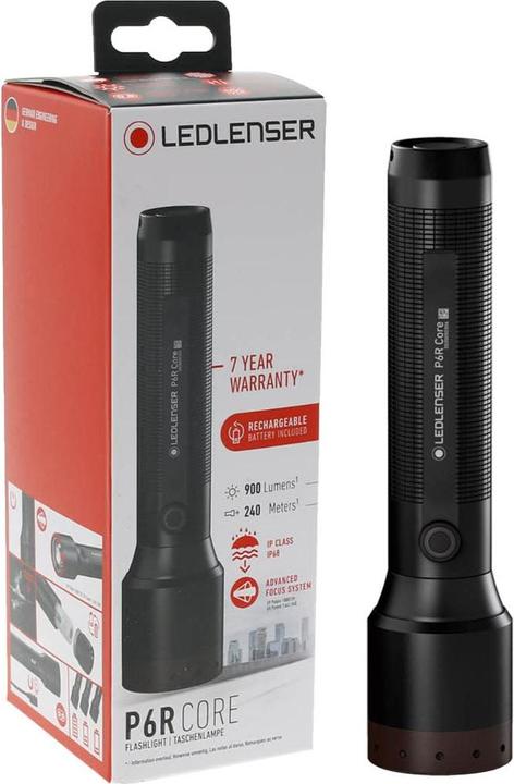Actual product image Ledlenser P6R Core (15.10 cm, 900 lm)