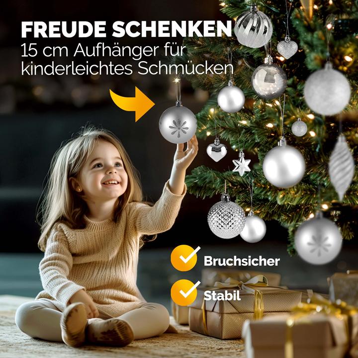 Image du produit Deuba Décorations pour l'arbre de Noël 103 pcs (103 -pièce)