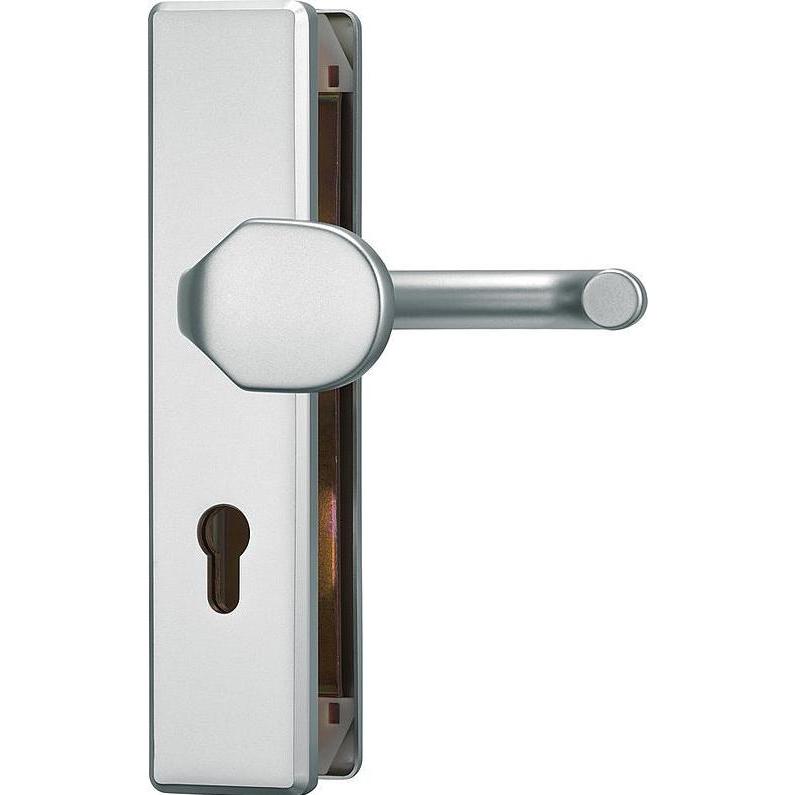Abus, Türgriff + Fenstergriff, KLT512 F1 EK Schutzbeschlag WG, aluminium (Türgarnitur)