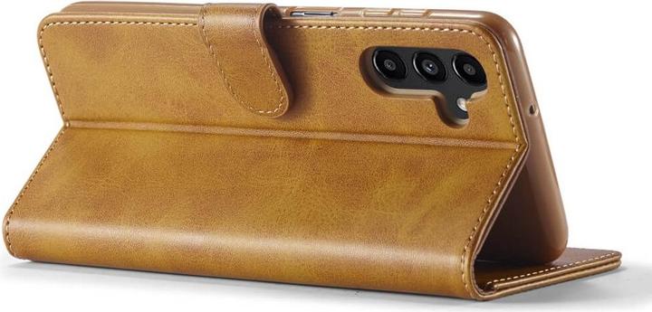 Produktbild LC.Imeeke Galaxy A55 - Leder Etui Hülle hellbraun (Samsung Galaxy A55)