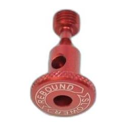 Fox Damping Adjust Part: Knob, RD Adjust (.925 TLG,.560 OD) w/ Hole, Al 7075, Red Ano III SH (210-03-044)