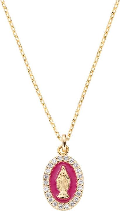 Amen Collier Miraculous Medal (Argent 925, 40 - 45 cm)