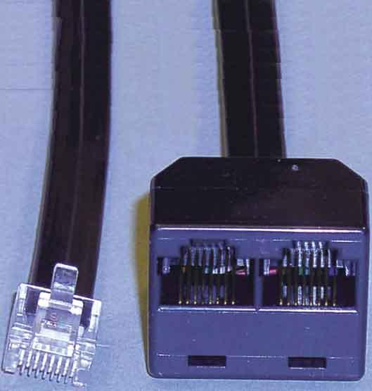 E+P T 303 RJ-45 2 x RJ-45 Black Cable interface/adapter