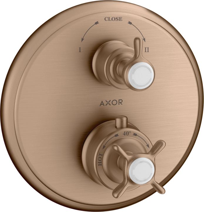 Produktbild Axor Montreux Thermostat Unterputz mit Absperrventil oder Umstellventil