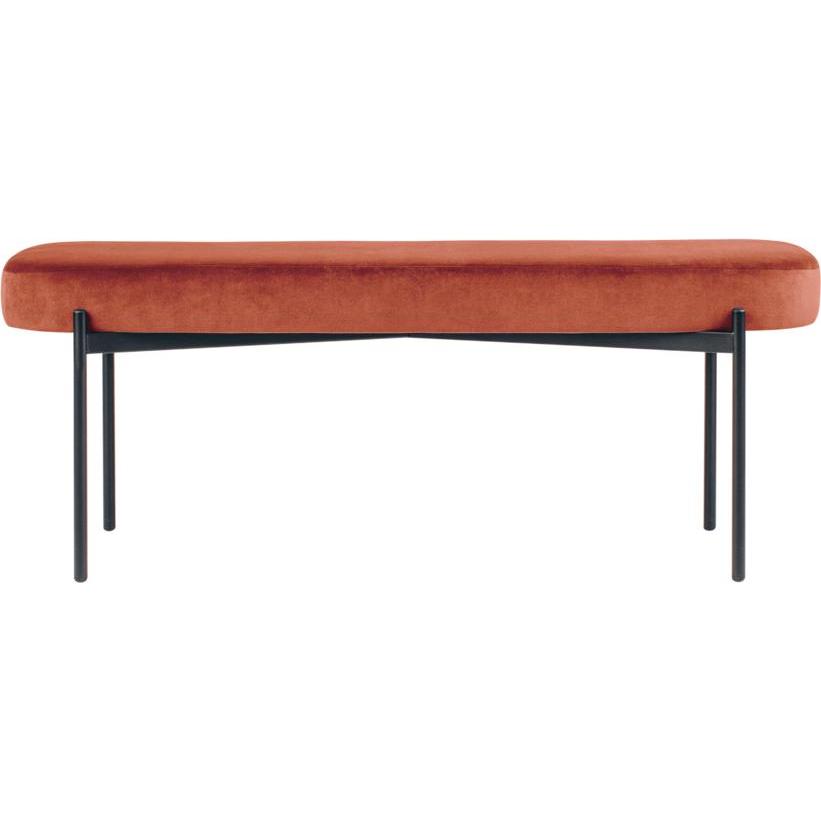 Paperflow, Panca, Panca GAIA L GBOLV.01.27 tessuto ruggine 118,0 cm (118 cm)