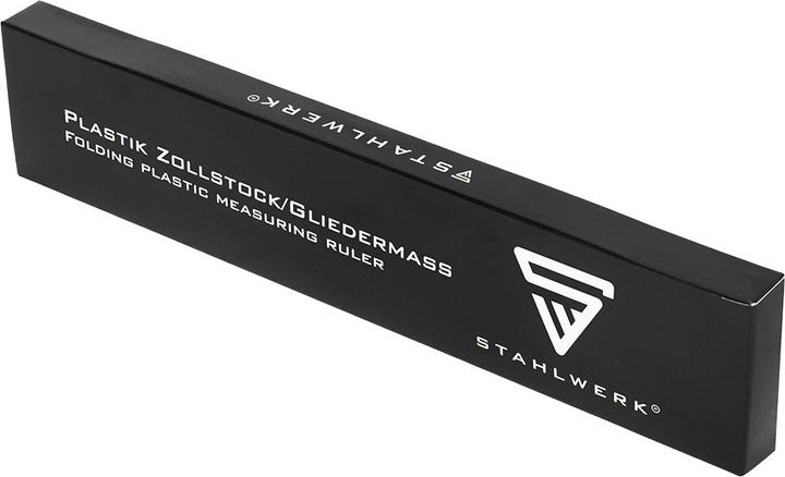 Produktbild Stahlwerk Zollstock 3er Set 3 Meter präziser Kunststoff-Gliedermassstab Meterstab