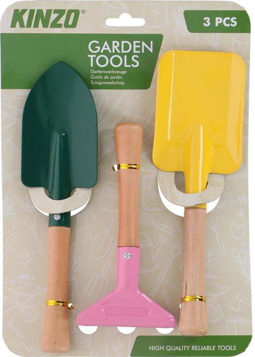 Immagine prodotto Kinzo Set di attrezzi da giardino 3pcs WD MT