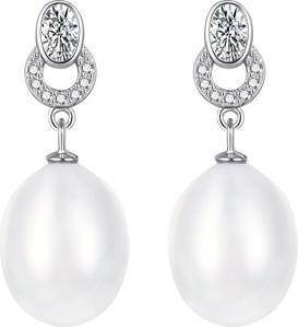 Immagine prodotto Agato - Elegant silver earrings with zircons and pearls AGT-E096PW-P