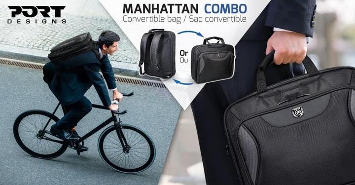 Actual product image Port Designs Manhattan Combo Notebook Bag (15.6 inch) Backpack (15.60")