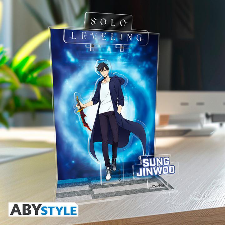 Actual product image ABYstyle Solo Leveling Acryl Diorama: Jinwoo Portal 16cm