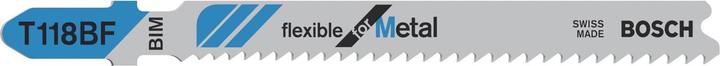 Produktbild Bosch Professional Zubehör Stichsägeblatt T 118 BF Flexible for Metal, 100er-Pack