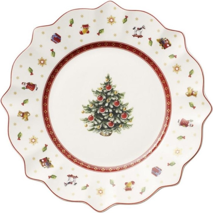 Assiette à déjeuner blanche Toy's Delight (1 x, 24 cm)