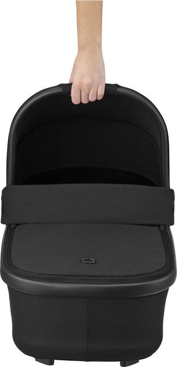 Produktbild Maxi-Cosi Oria Kinderwagenaufsatz Essential Black (Black Rim, black leather)