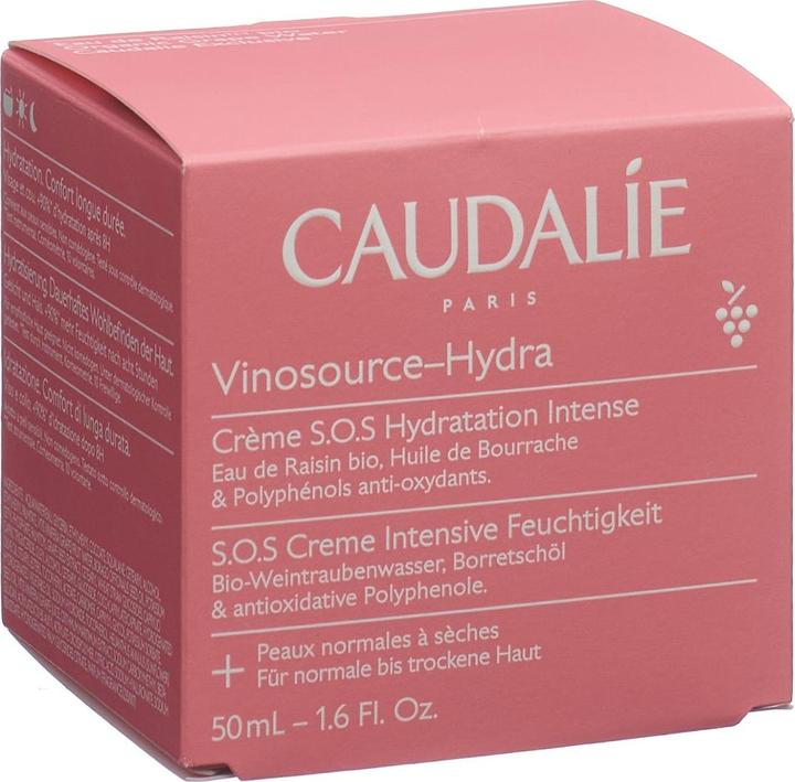 Actual product image Caudalie Vinosource Hydra (50 ml, 24h cream)