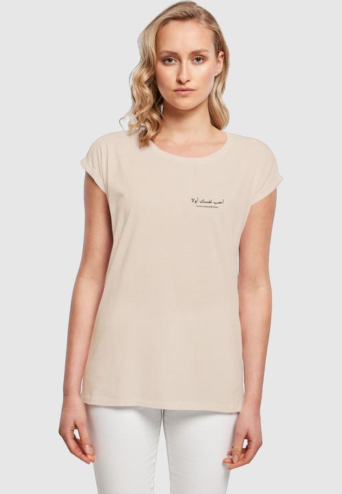 Produktbild Merchcode Ladies Love Yourself First Extended Shoulder Tee - 113403 (M)