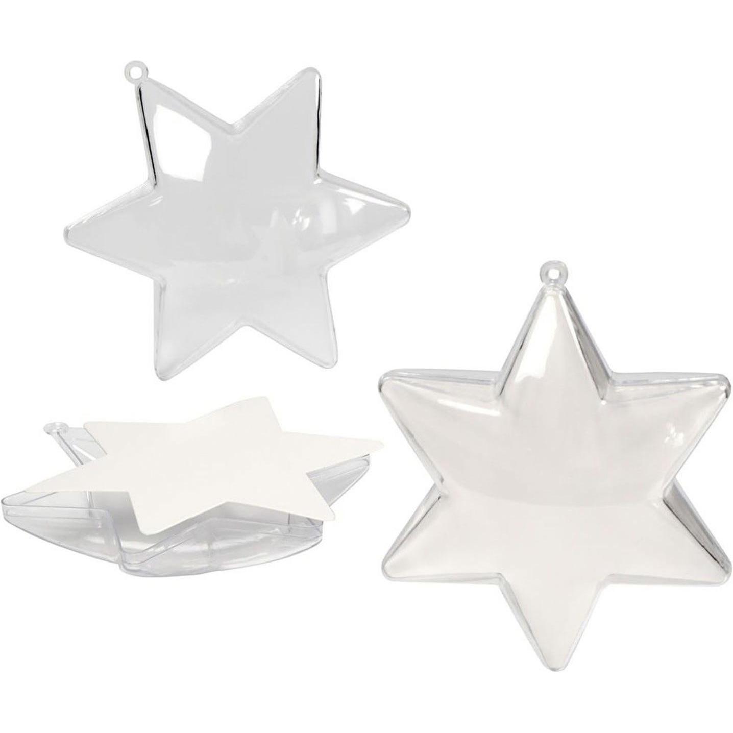 Creativ Company, Christbaumschmuck, Stern (5 -teilig)