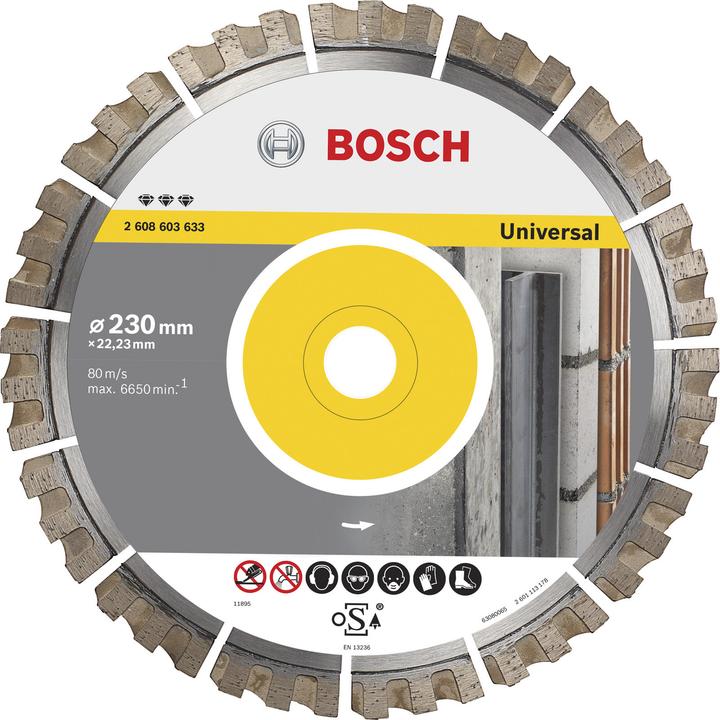 Produktbild Bosch Professional Zubehör Diamanttrennscheibe Best for Universal. Für Tischsägen