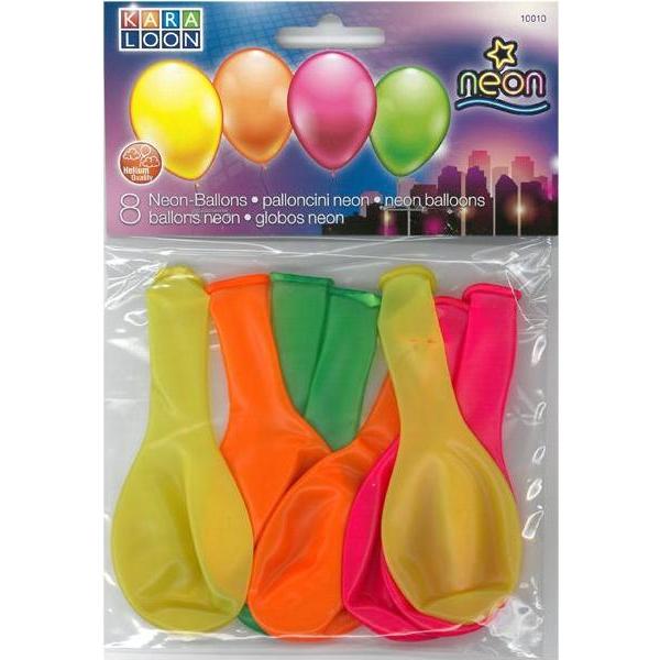 Karaloon 8 Neon-Ballons (8 x) (10010)