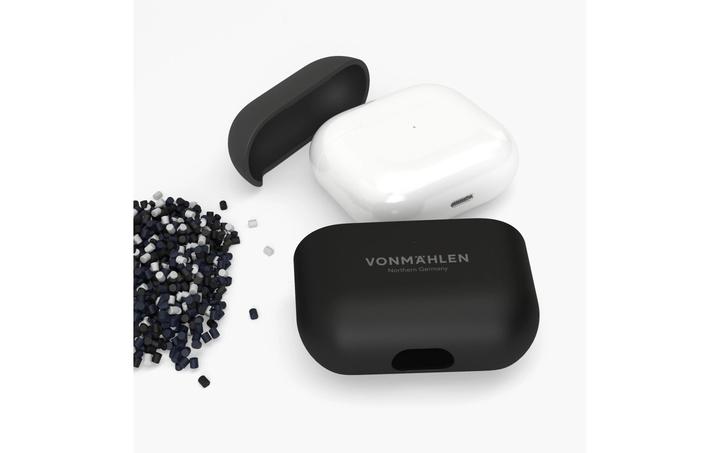 Produktbild Vonmählen Transportcase Thin AirPods 4 Schwarz (Kopfhörer Hülle)