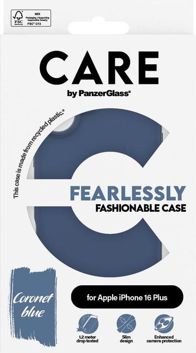 Produktbild PanzerGlass CARE Fashionable Case Blue iPhone '24 6.7" (Apple iPhone 16 Plus)