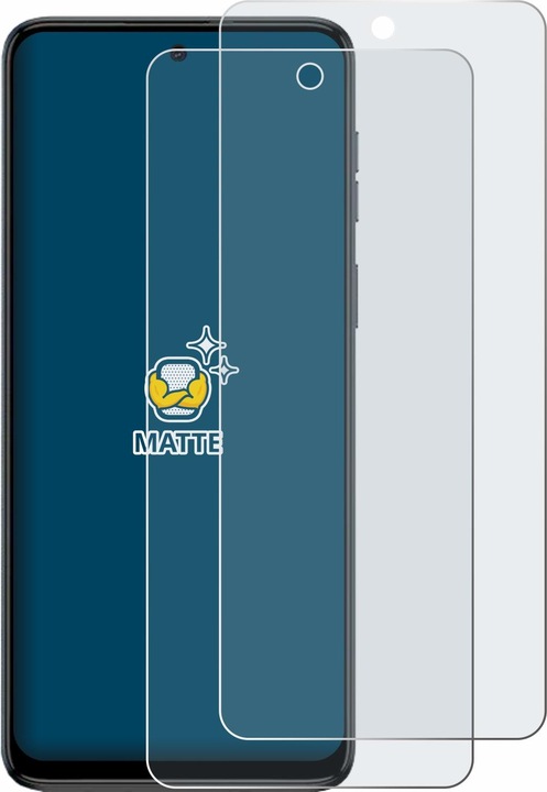 Actual product image BROTECT Anti-glare screen protector matt (2 Piece, Motorola Moto G54)