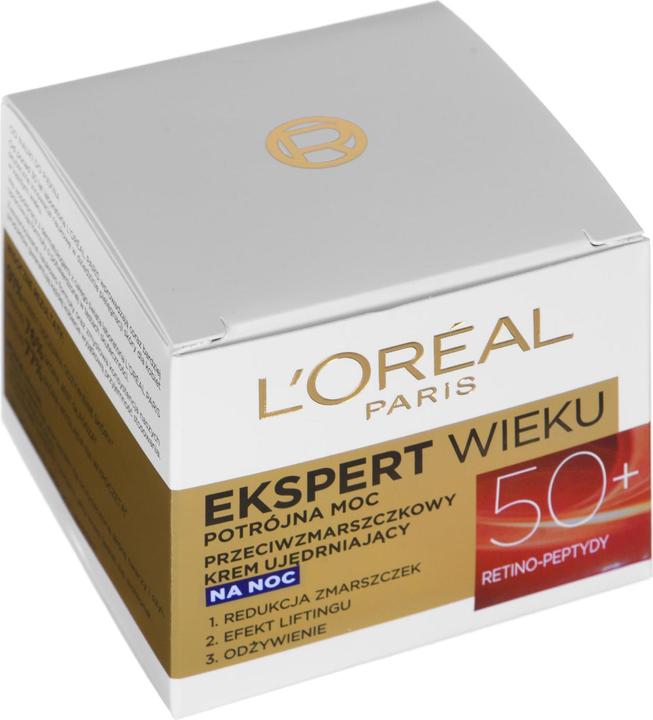Immagine prodotto L'Oréal Paris L'Oréal Age Specialist Expert Age 50+ crema viso notte 50ml (50 ml, Crema notte)