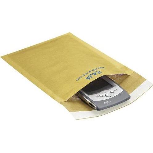 Raja, Versandtasche + Luftpolstertasche, Versandtaschen PMBL3BC Papier Braun (100 x)