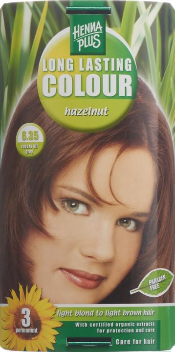 Actual product image Hennaplus Long Lasting Colour (6.35 Hazelnut)
