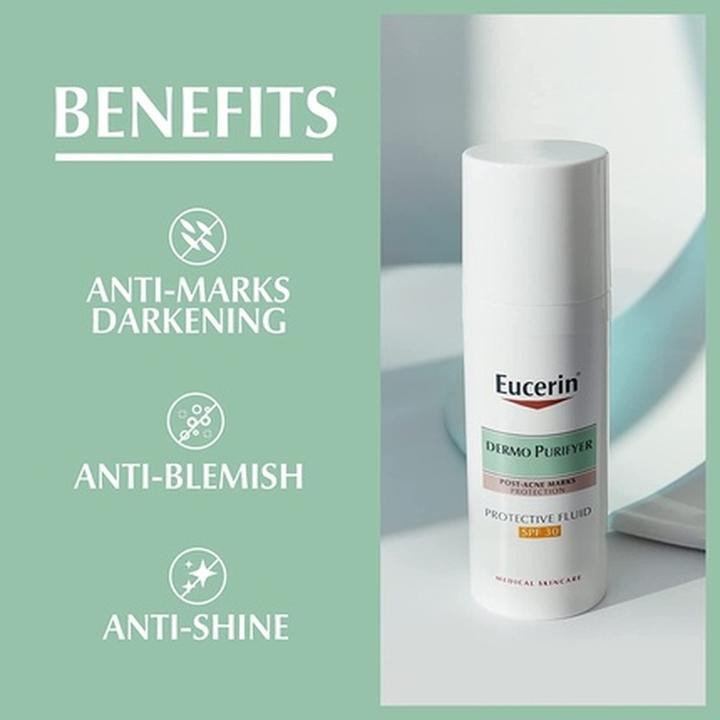 Produktbild Eucerin DermoPurifyer (Sonnencreme Gesicht, SPF 30, 50 ml)