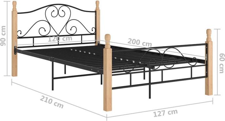 Immagine prodotto vidaXL Bettgestell (120 x 200 cm)