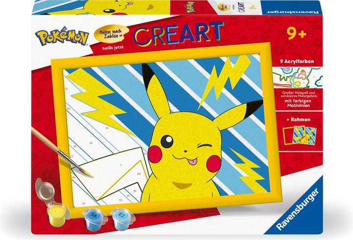 Immagine prodotto Ravensburger CreArt - Pittura per numeri 25557 - Pikachu - da 9 anni
