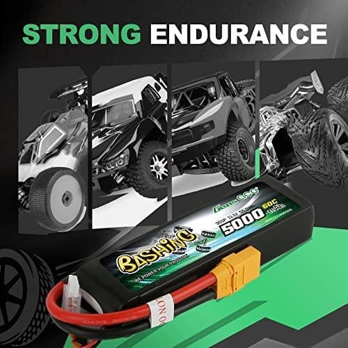 Immagine prodotto Gens Ace Accumulatore LiPo Bashing 5000mAh 11.1V 3S1P 60C XT90 (11.10 V, 5000 mAh)