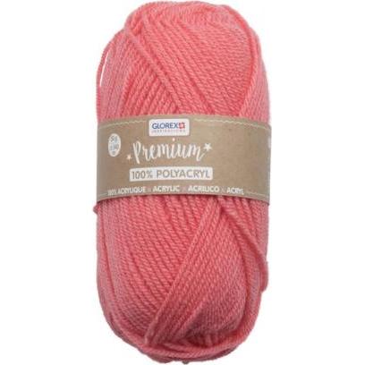 Glorex Premium 100% Acryl, 50g, Garn + Wolle, Braun