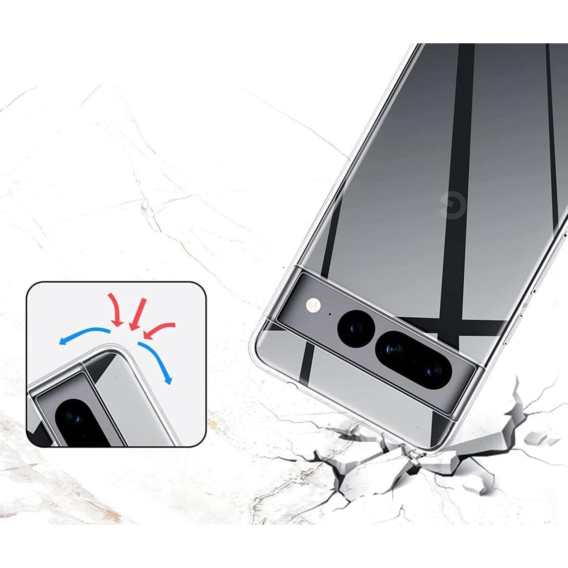 Thumbnail - Screenguard Flexible TPU Clear Case (Google Pixel 7 Pro), Smartphone Hülle, Transparent