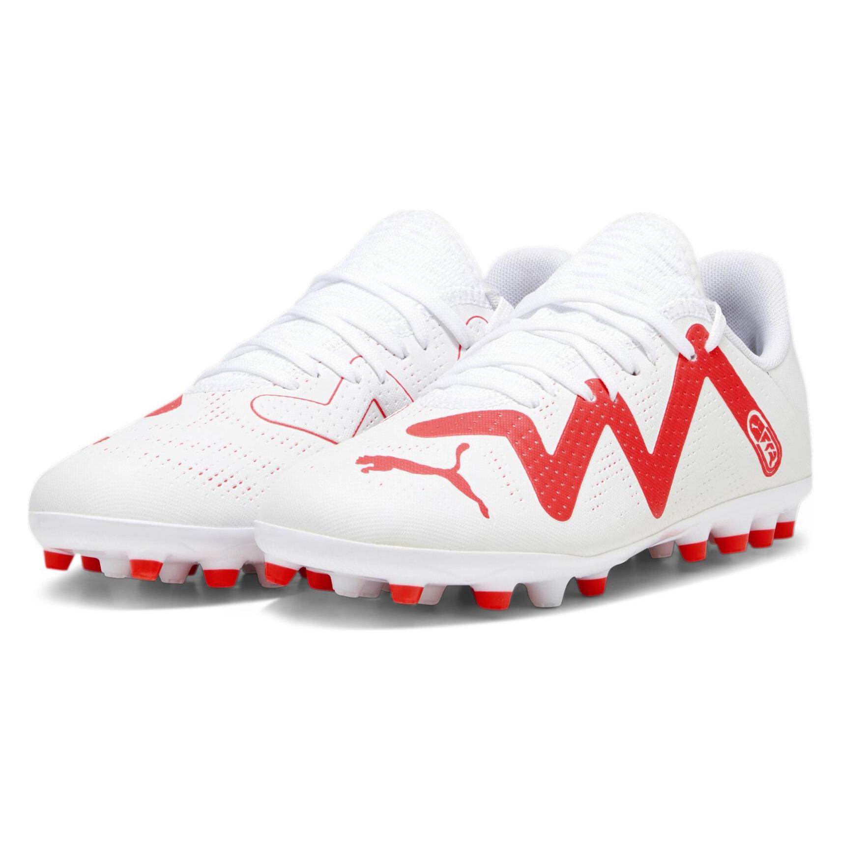 Puma, Jungen, Fussballschuhe, Future Play Mg Jr (38), Weiss