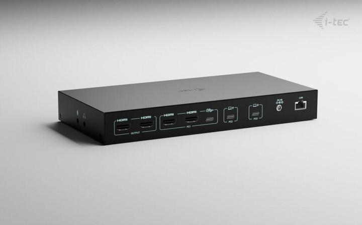 Produktbild i-tec USB-C KVM DS for 3 Hosts, USB-C (USB-C, 10 Ports)