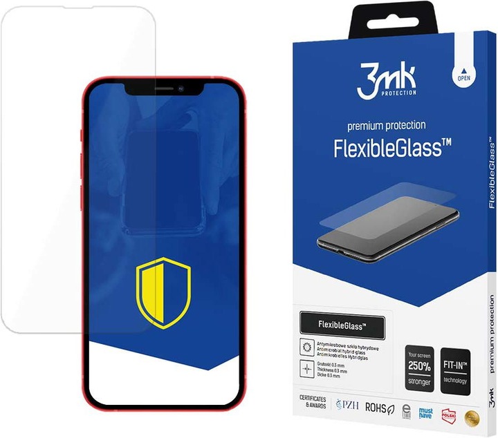 3MK hybrid glass Flexible 2.5D for iPhone Xs (1 Pezzo/i, Apple iPhone XS)
